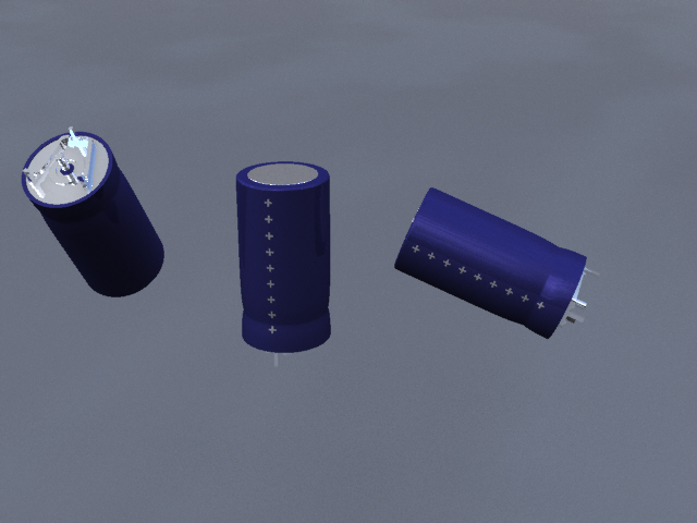 电容器350 f2.5vL 64.9毫米x直径33.3毫米